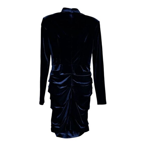 Bianca and Bridgett Dominica Dress. navy velvet, long-sleeved dress size 8 NWT c - Picture 2 of 8
